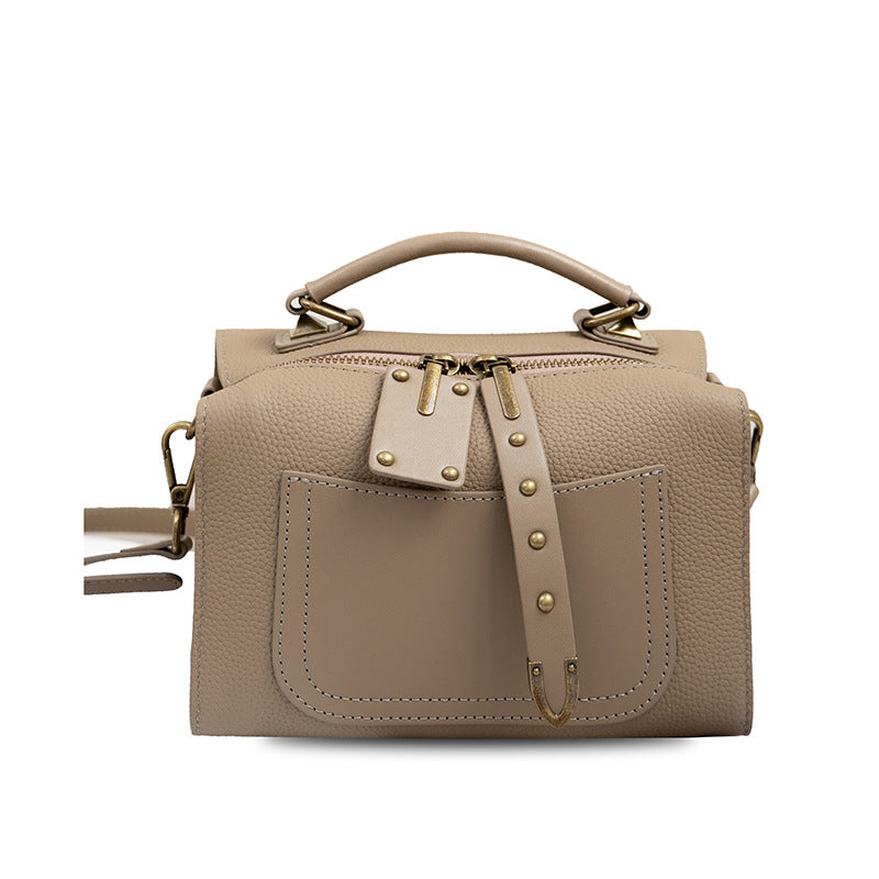 Women's Genuine Leather High-grade Minority Fashion Commuter Handbags