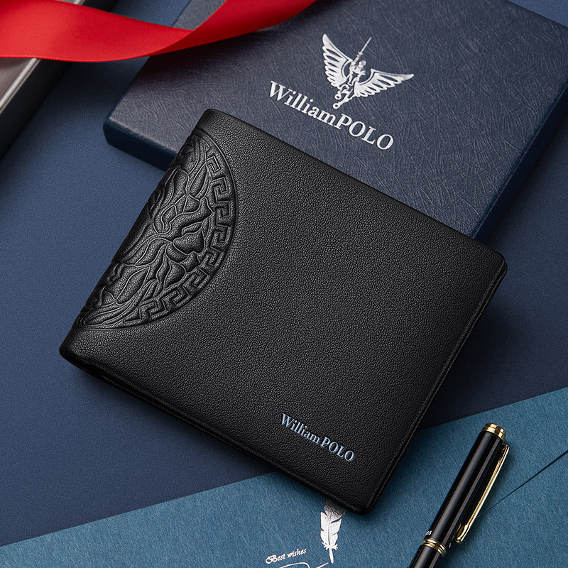 Men's Emperor Paul High-grade Leather Short First Men's Wallets