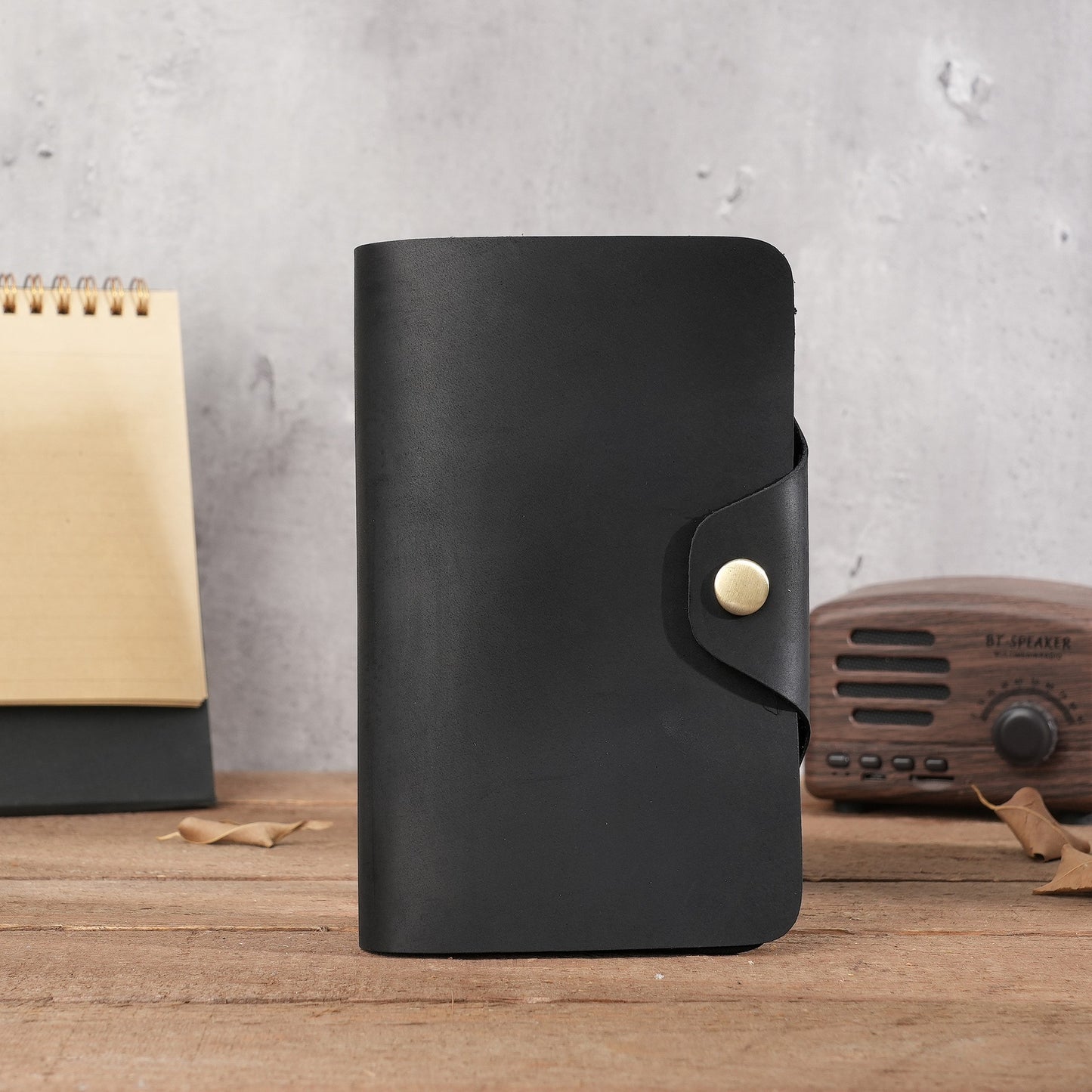Men's Crazy Horse Leather Long Two-fold Pure First Layer Men's Wallets