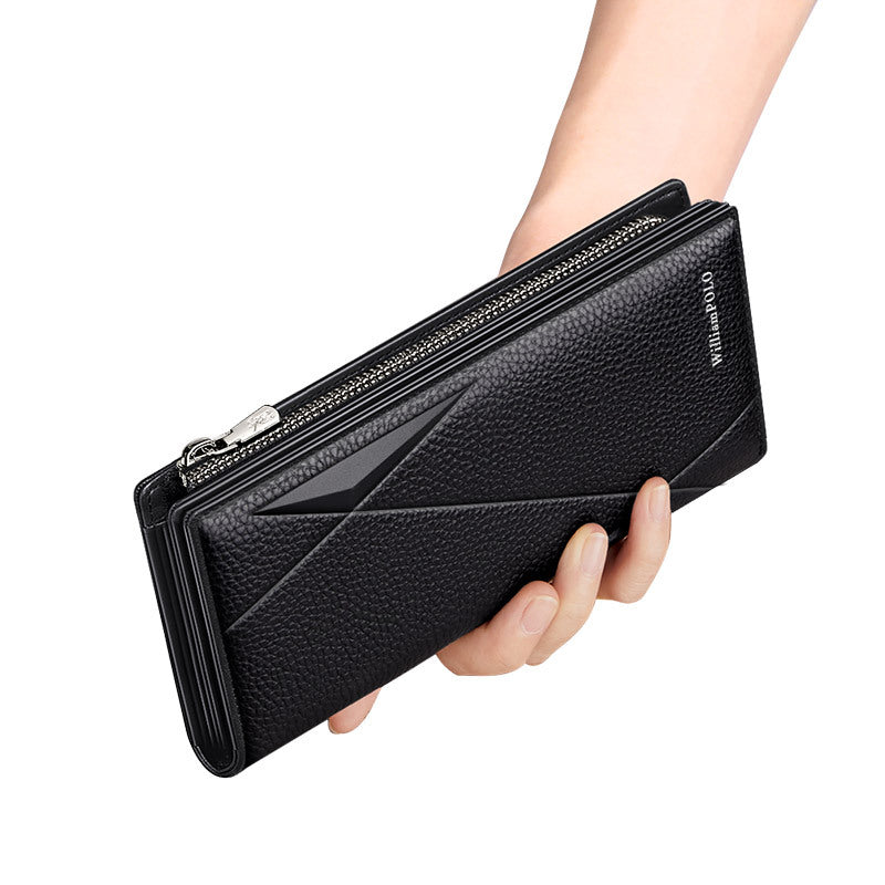 Men's Emperor Paul Long Leather First Layer Men's Wallets