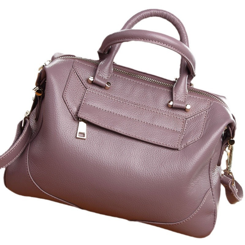 Women's Graceful Genuine Leather Fashion Cowhide Shoulder Bags
