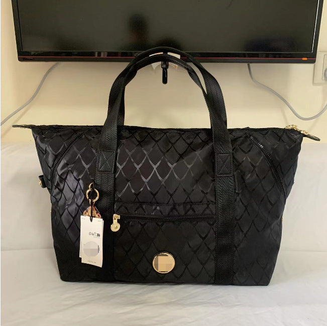 Summer Nylon Monkey Mesh Purple Large Travel Bags