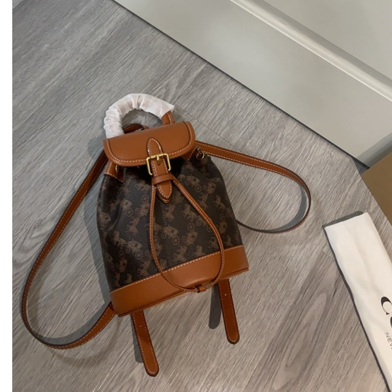 Classic Women's Style Presbyopic Drawstring Retro Backpacks