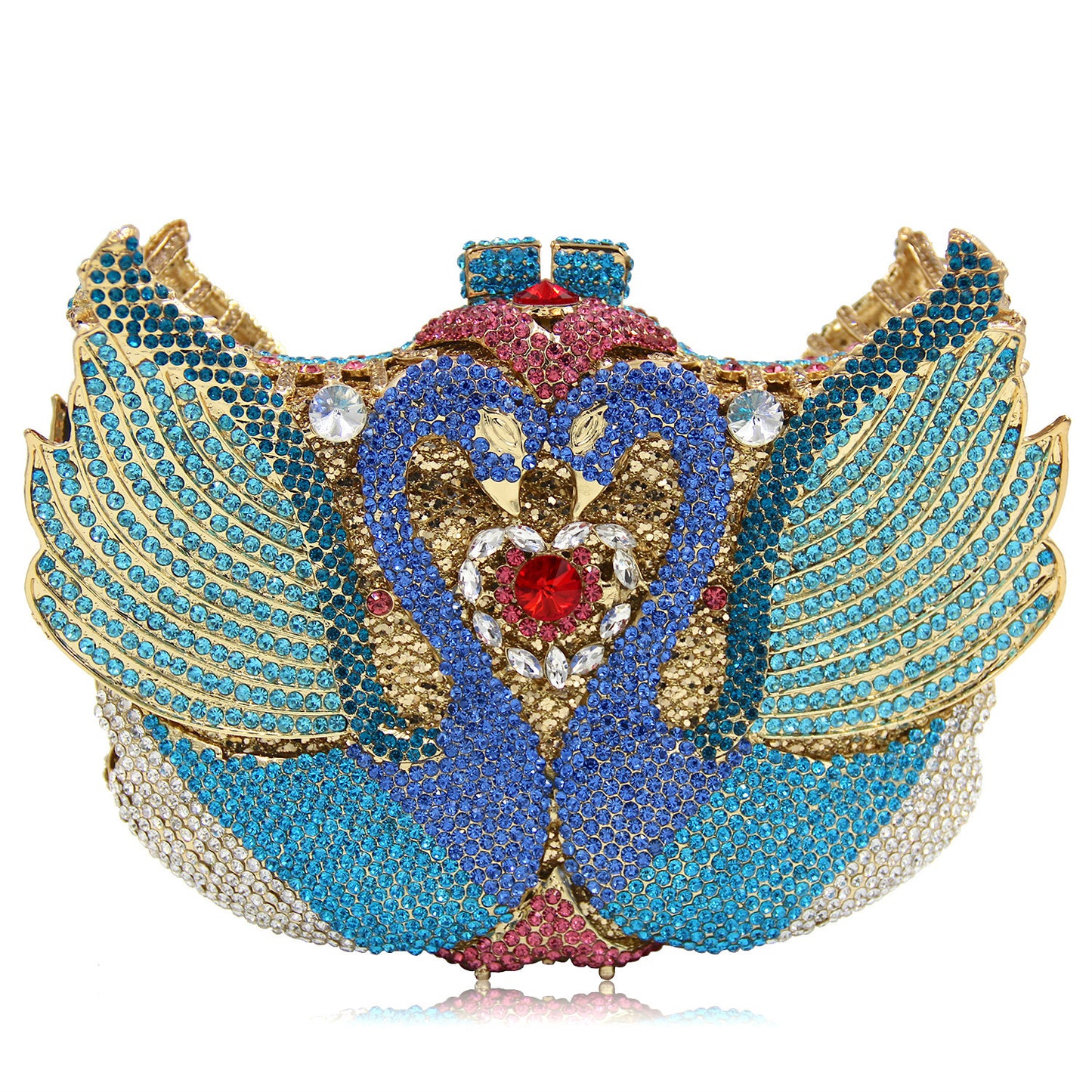 Women's Attractive Diamond Banquet Full Clutch Evening Bags
