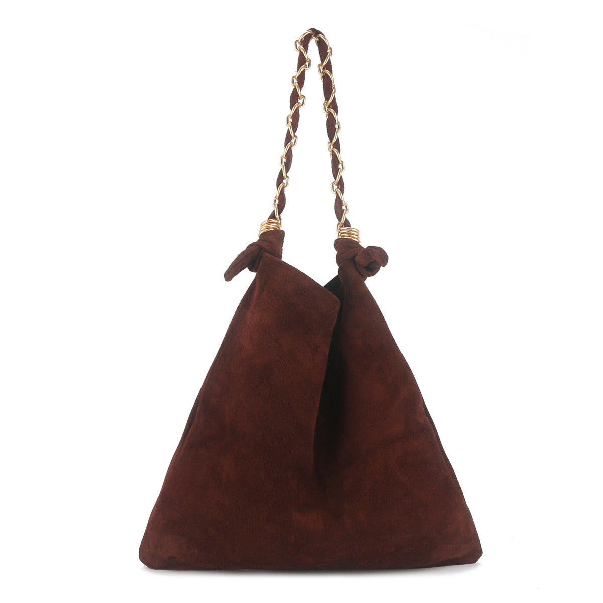 Design Idle Style Frosted Cowhide Retro Bucket Bags