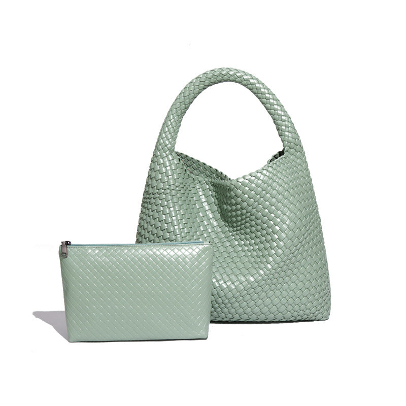 Simple Versatile Large Capacity Underarm Vegetable Handbags