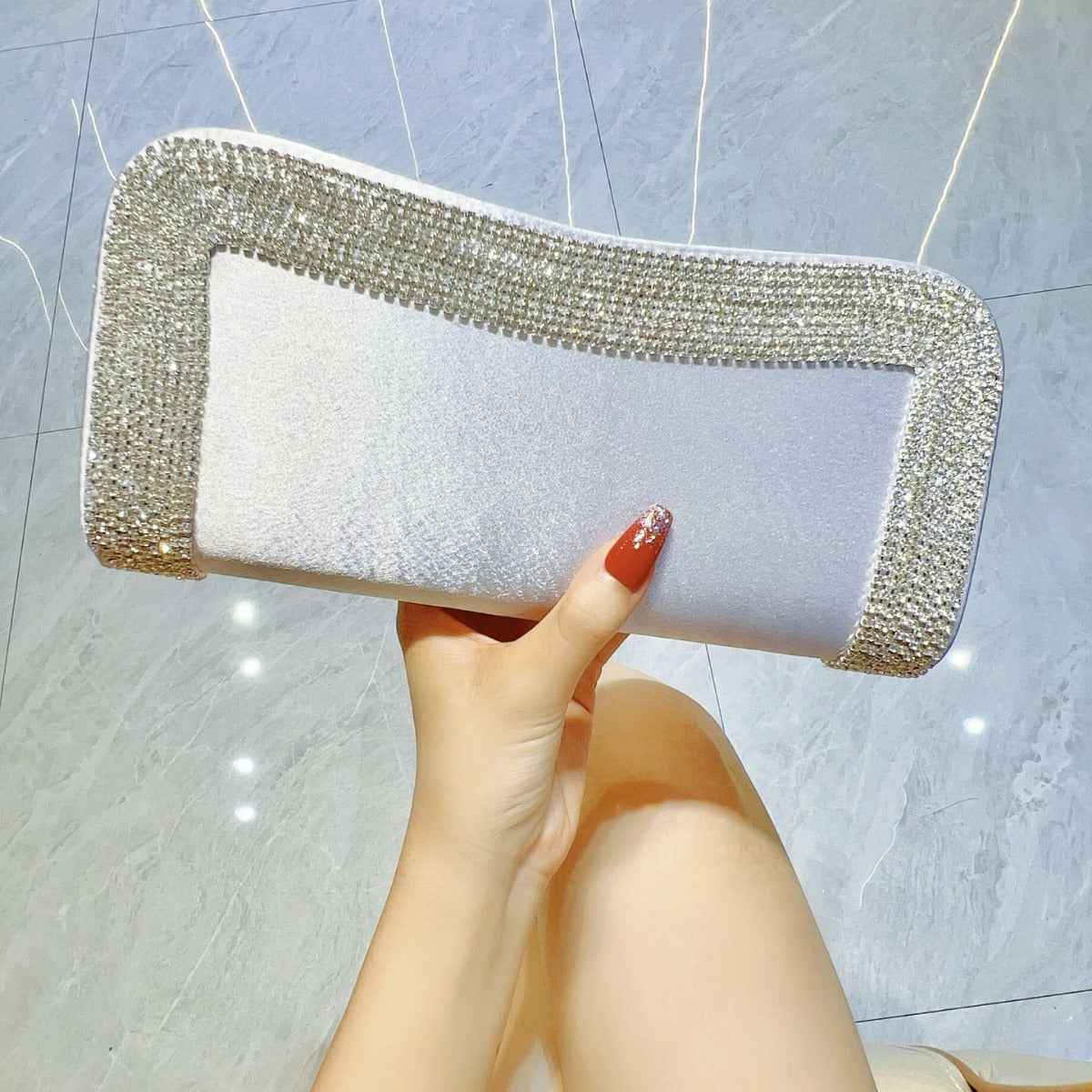Women's High-grade Veet Niche Party Dinner Handbags
