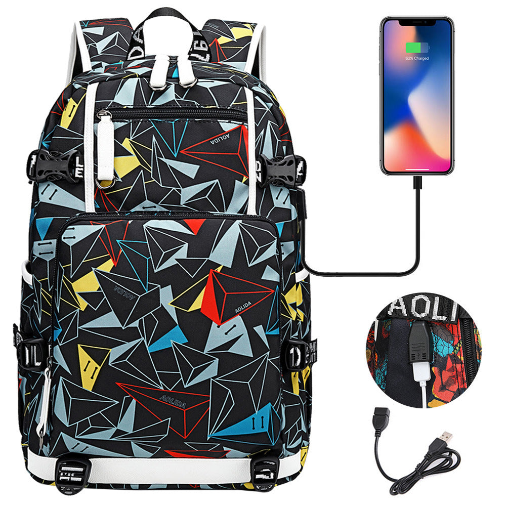 Women's & Men's & Printed Youth Large Capacity Backpacks