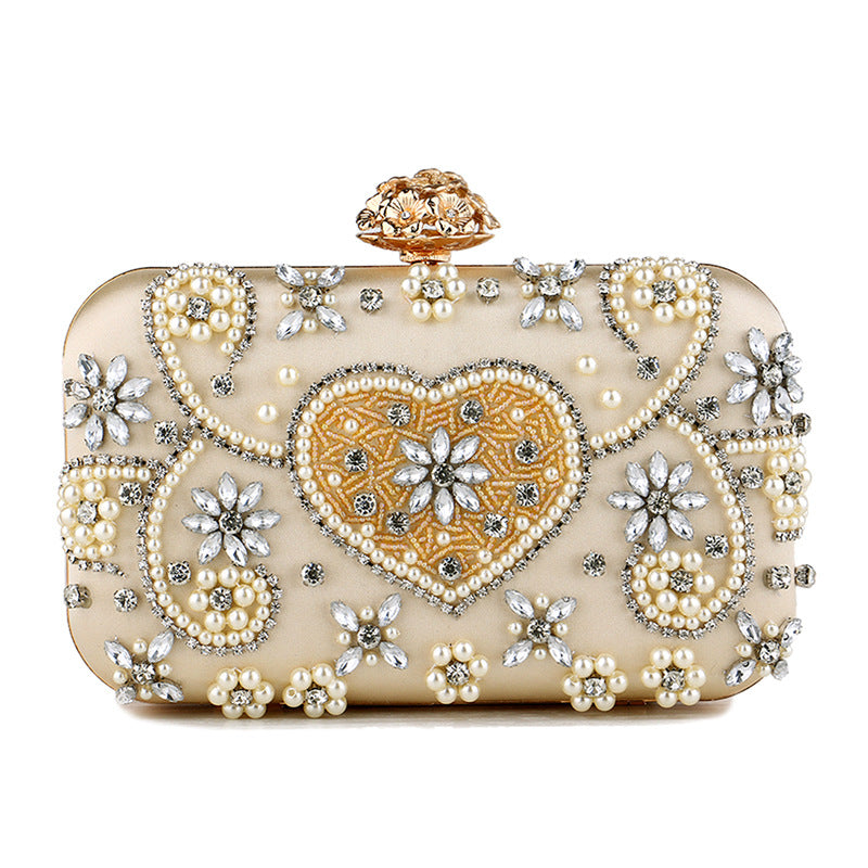 Women's Handmade Beaded Dinner Banquet Diamond Dress Evening Bags