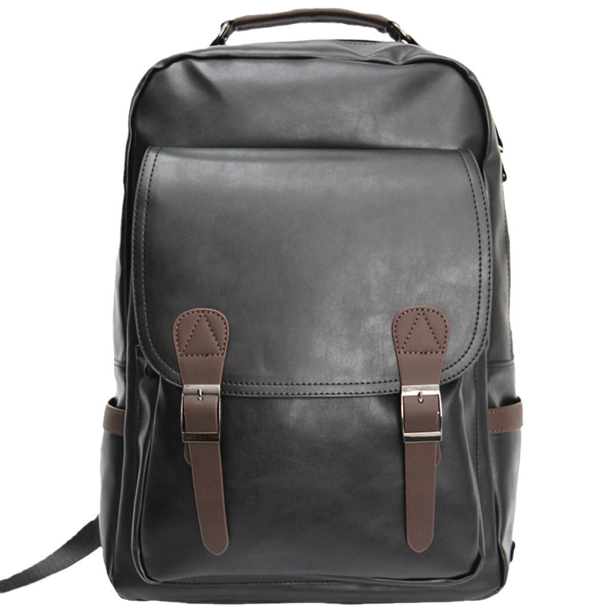 Men's Leather Charging Business Large Capacity Commuter Backpacks