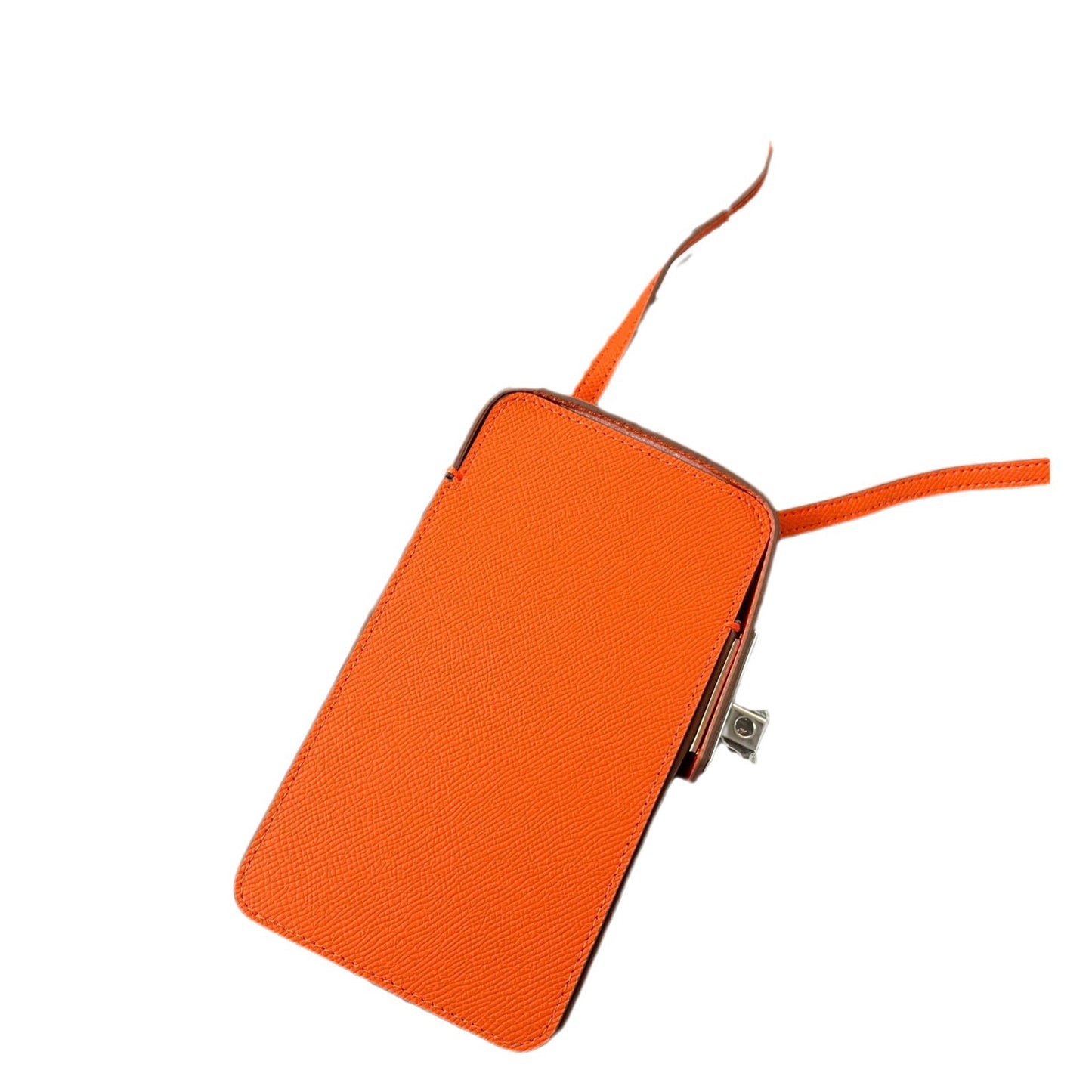 Women's Mobile Fashion Genuine Leather Box Simple Solid Crossbody Bags