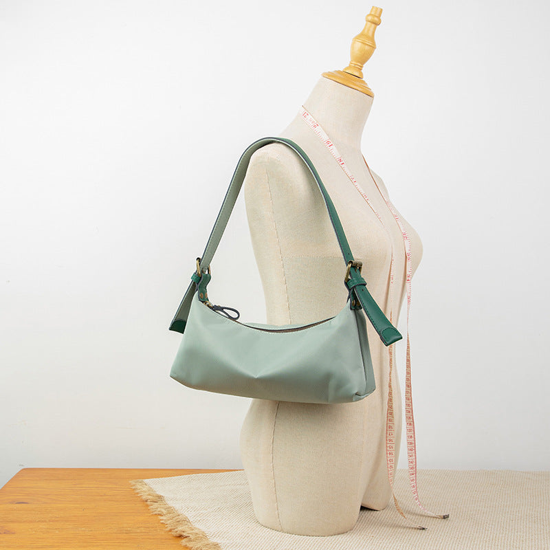 Women's Cloth Canvas Nylon Trendy Fashion Baguette Handbags