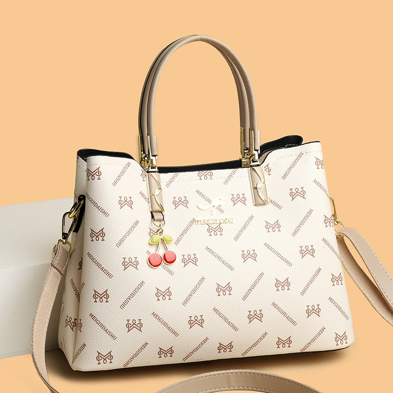 Women's Rose Kangaroo Classy Mom Soft Leather Bags