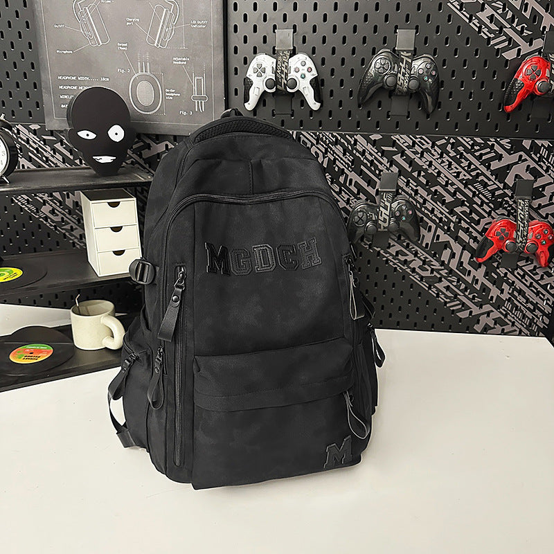 Work Clothes Trendy Couple Large Capacity Junior High Backpacks