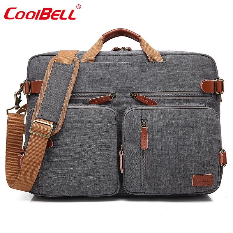 Men's Business Retro Multifunctional Computer High-grade Thin Backpacks