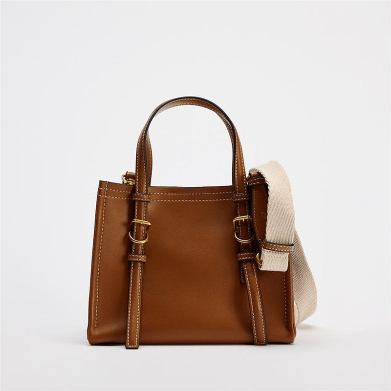 Charming Brown Mini Autumn Commute Leisure Crossbody Bags