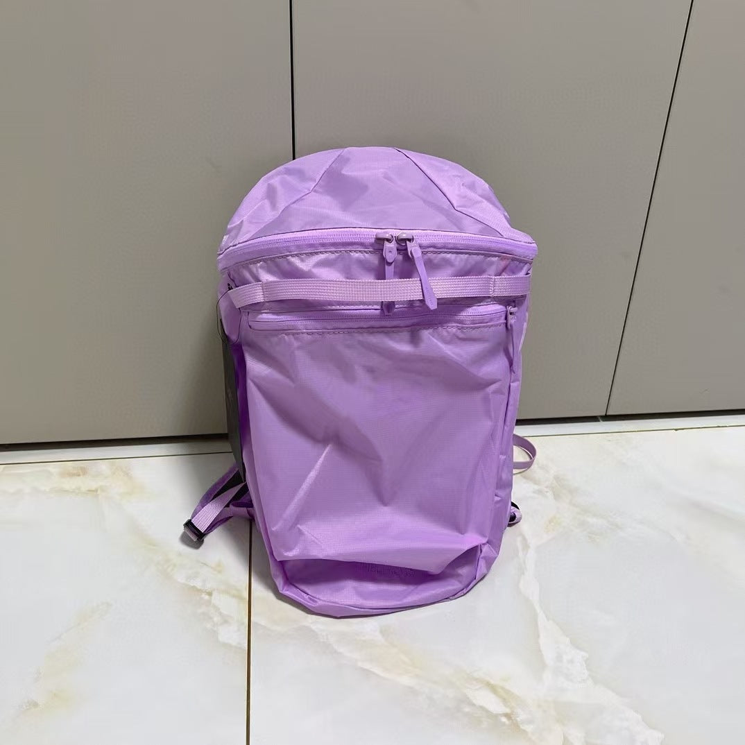 Embroidery Unisex Waterproof Folding Hiking Lightweight Backpacks