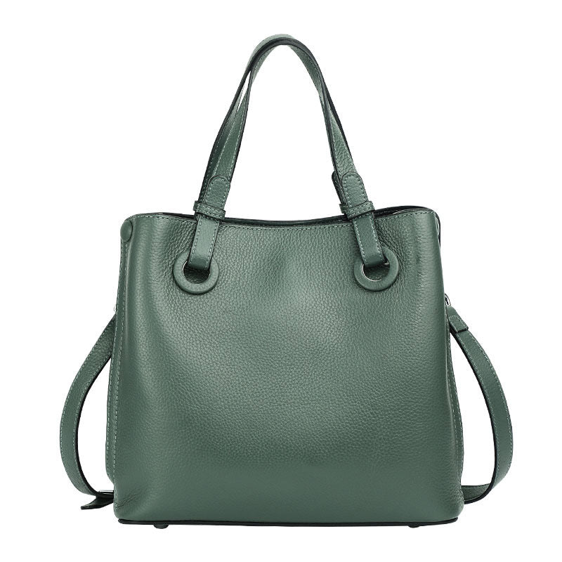 Women's Soft Leather Large Capacity Portable Stylish Handbags