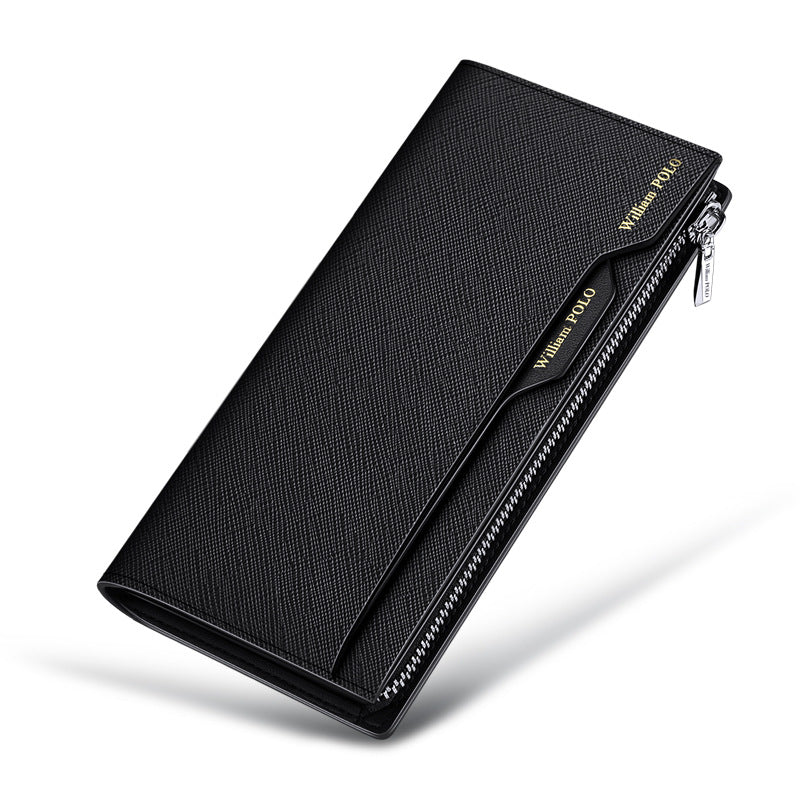 Men's Emperor Paul Real Cowhide Swiping Change Three Men's Wallets