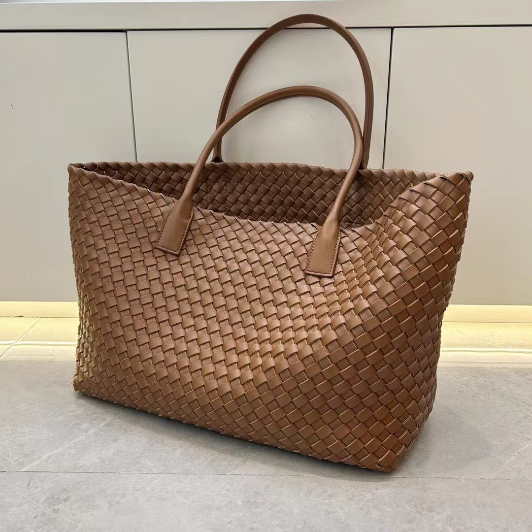 Women's Handmade Woven Big Large Capacity Fashion Shoulder Bags