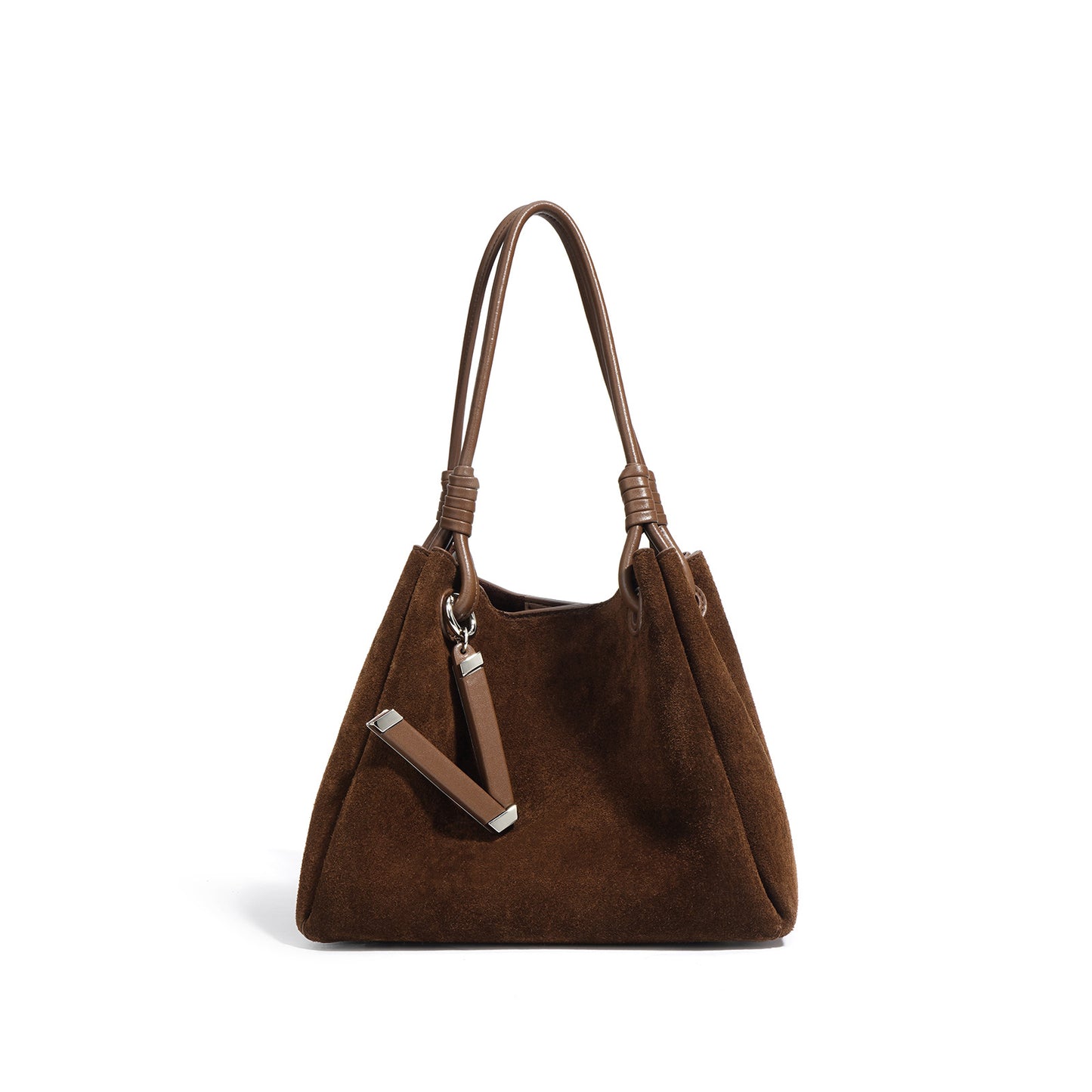 Women's High-grade Trendy Fashion Joker Simple Suede Handbags