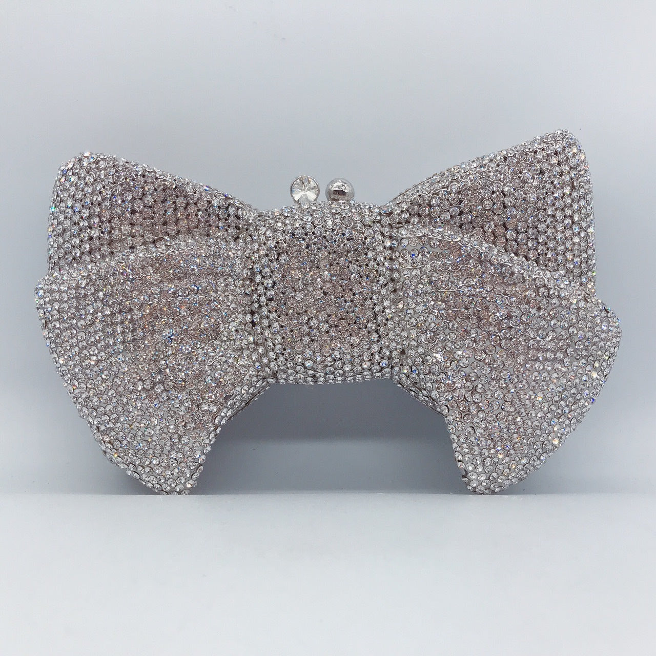Women's Strict Selection Bow Diamond Banquet Full Evening Bags