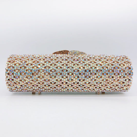 Women's Wei Mermaid Order Diamond Hollow Rhinestone Evening Bags