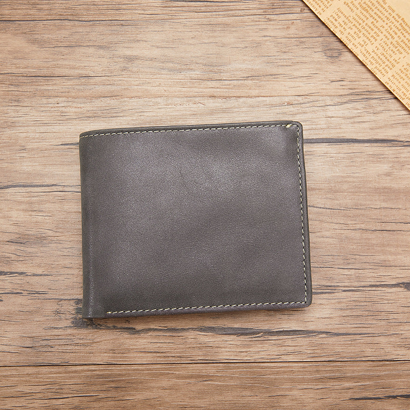 Men's Multiple Slots More Than Leather First Men's Wallets