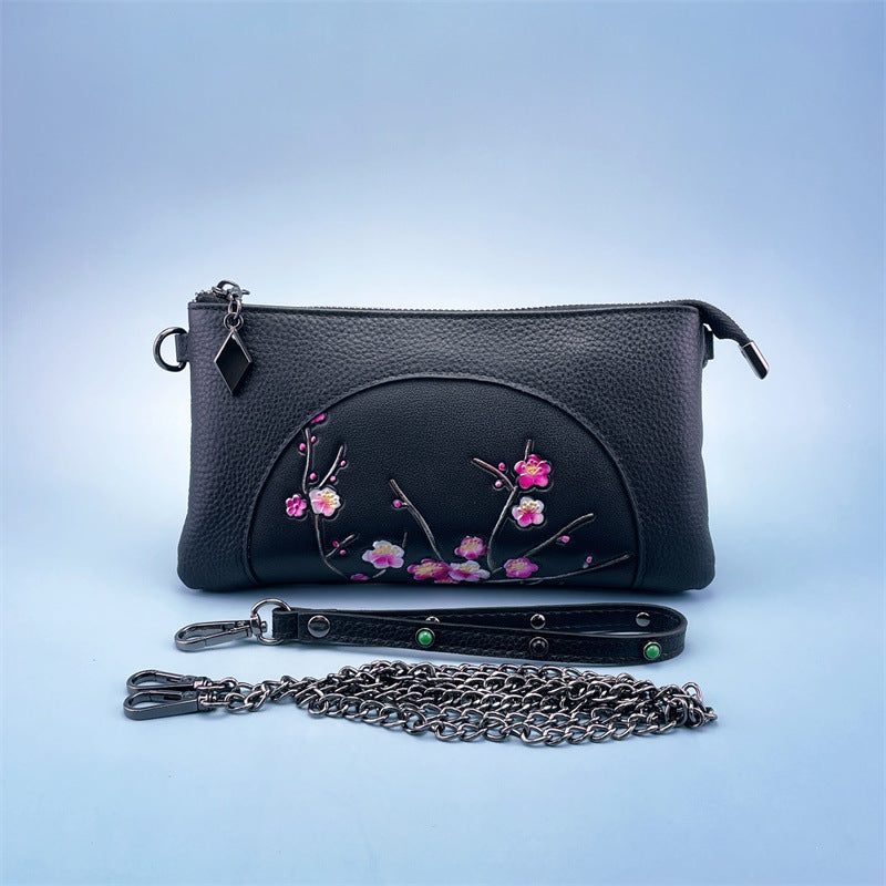 Women's Genuine Leather Clutch To Give Mom Handbags