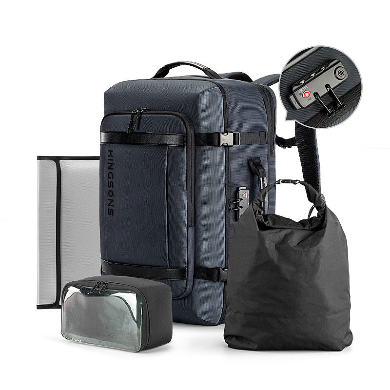 Expansion Full Open Short-distance Leisure Compartment Backpacks