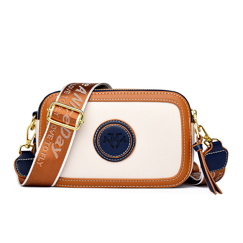 Women's Retro High-grade Wide Strap Fashion Texture Shoulder Bags