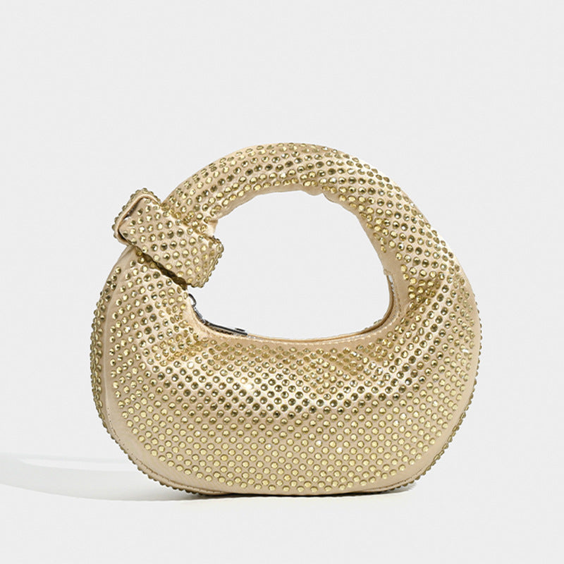 Design Full Diamond Dumpling Female Dinner Evening Bags