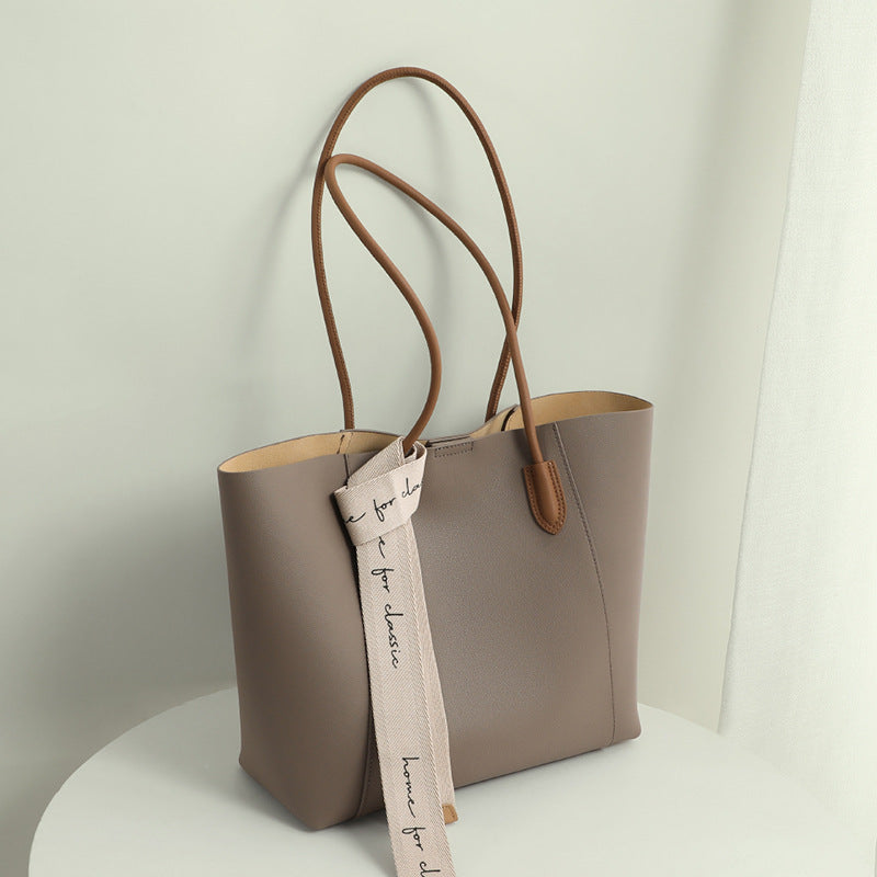 Women's Versatile Large Capacity High-grade Genuine Leather Shoulder Bags