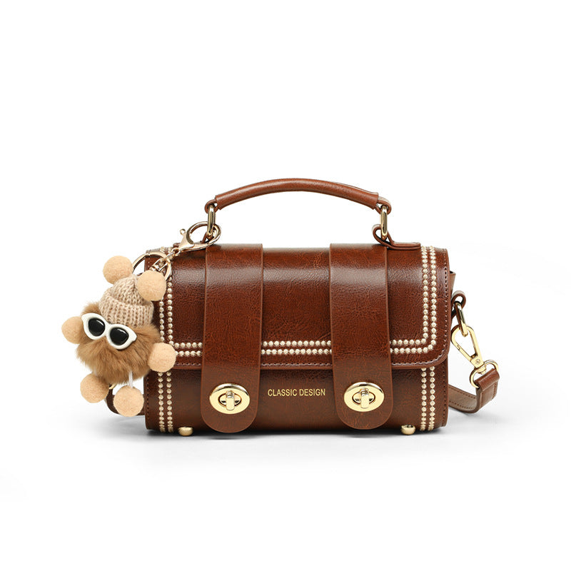 Women's Genuine Leather Popular Today Portable Personality Crossbody Bags