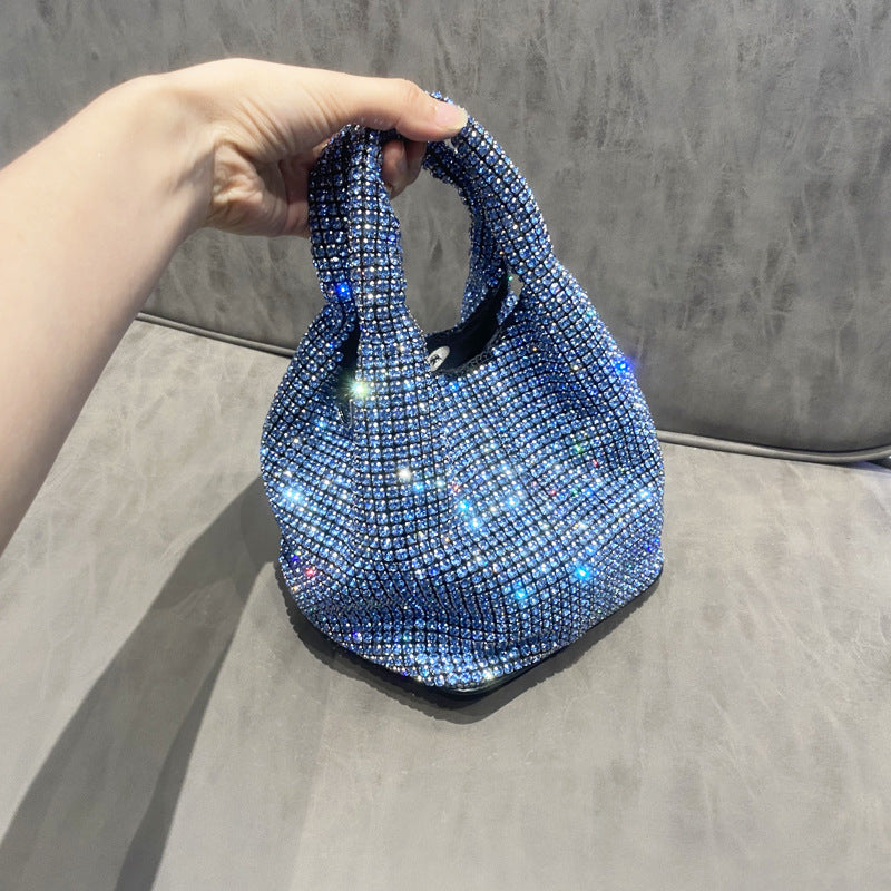 Women's Fashion Rhinestone Portable Chain Hand Shoulder Bags