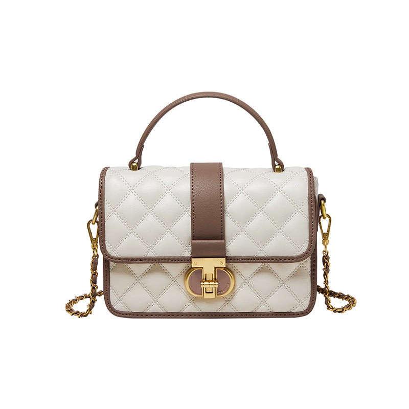 Women's Black Chain High-grade Genuine Leather Handbags