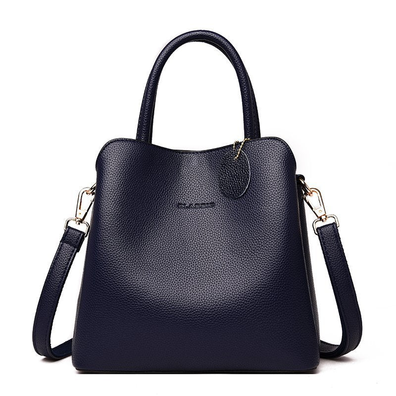 Women's Summer Portable Large Korean Style Genuine Handbags