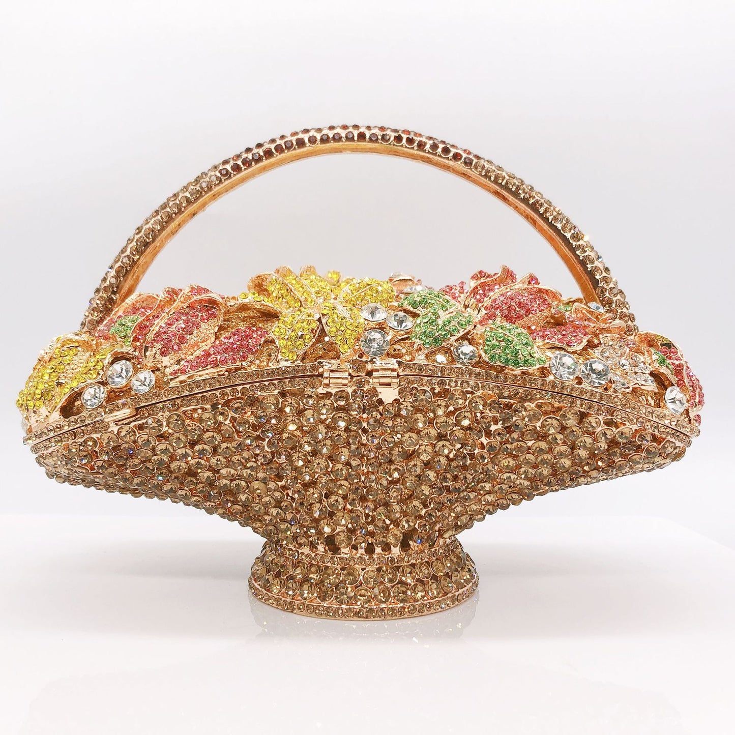 Women's Attractive Diamond Banquet Full Clutch Evening Bags