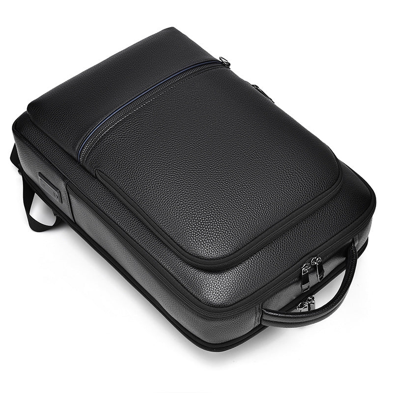 Men's Business High-grade First Layer Cow Leather Bags