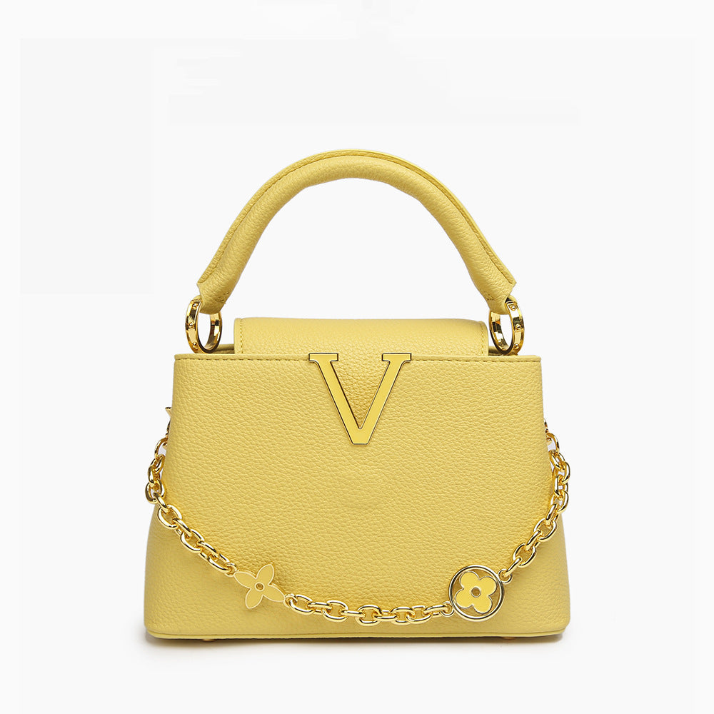 Women's Pattern Himalayan V-shaped Portable Light Luxury Tote Bags