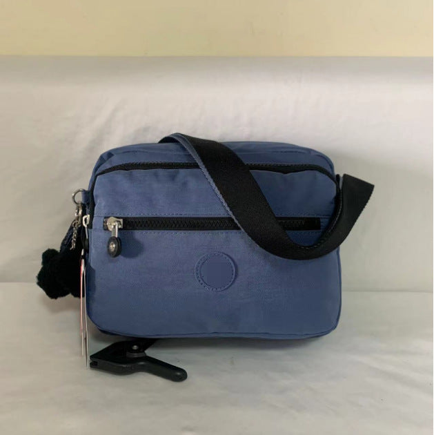 Women's Spring Monkey Urban Simple Nylon Compartment Crossbody Bags