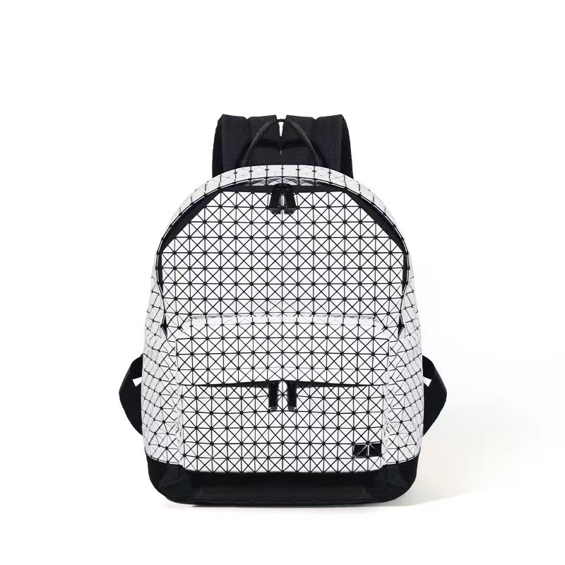 Classic Rhombus Computer Lightweight Large Capacity Backpacks