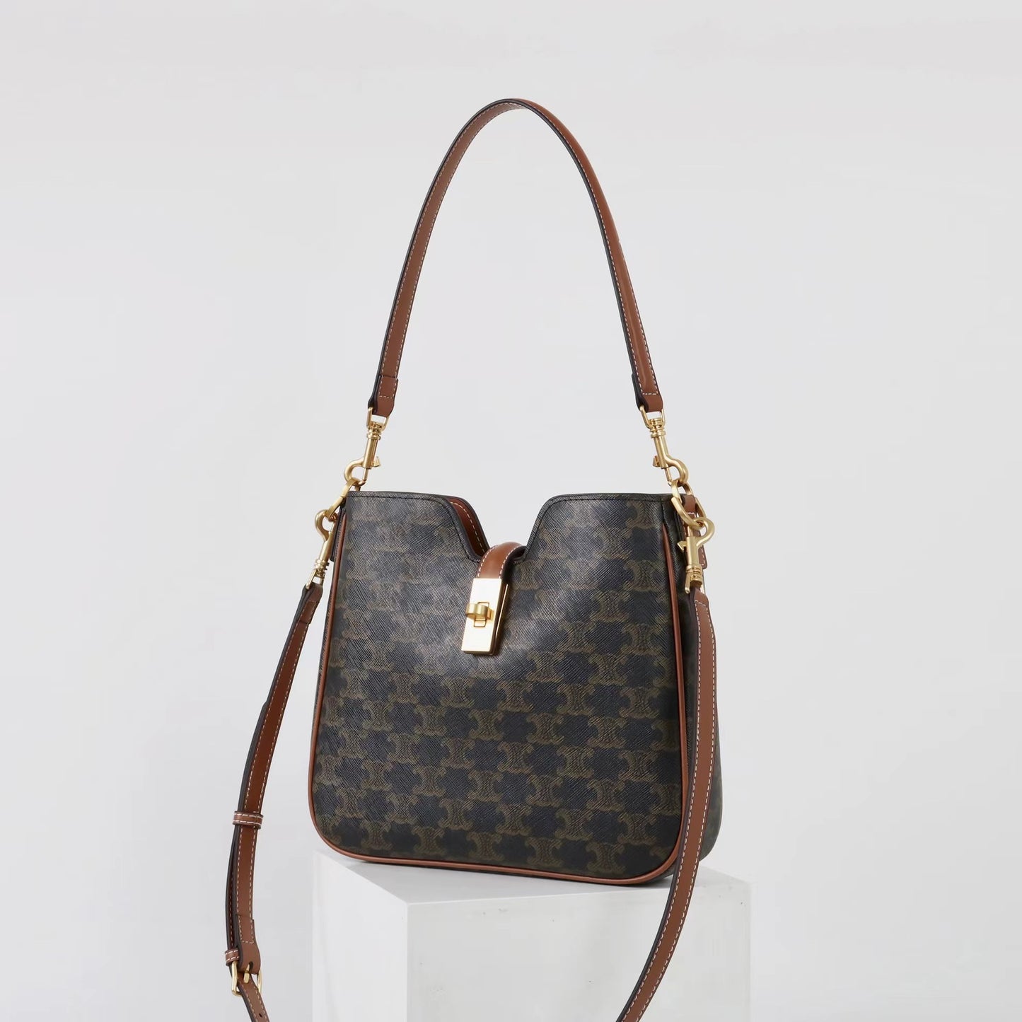 Women's Light Luxury Genuine Leather Underarm Niche High-grade Handbags