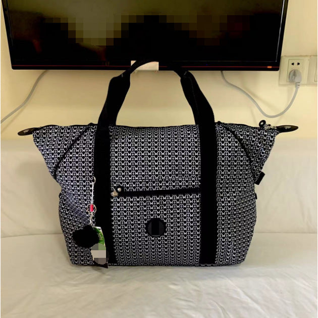 Summer Nylon Monkey Mesh Purple Large Travel Bags