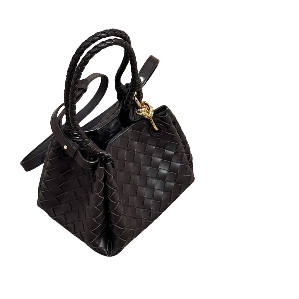 Parachute Woven Vegetable Basket Metal Cord Handbags