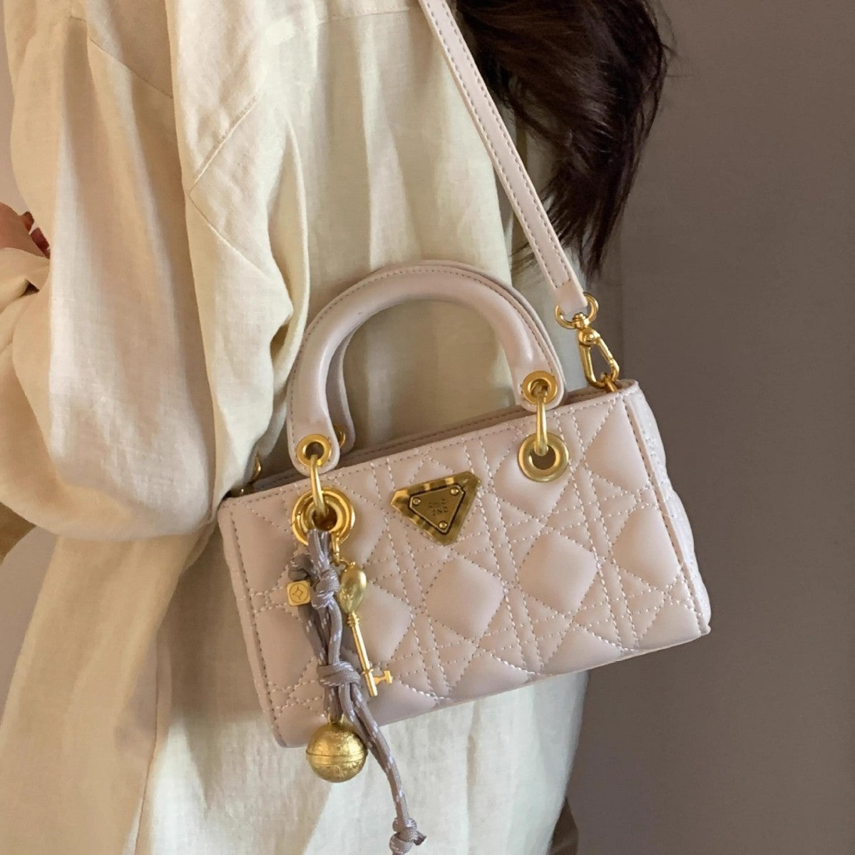 Women's South Style Orchid Box Light Luxury Crossbody Bags