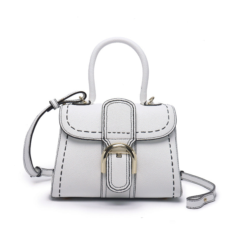 Women's Genuine Leather Belgium Vachette Clasp Handbags