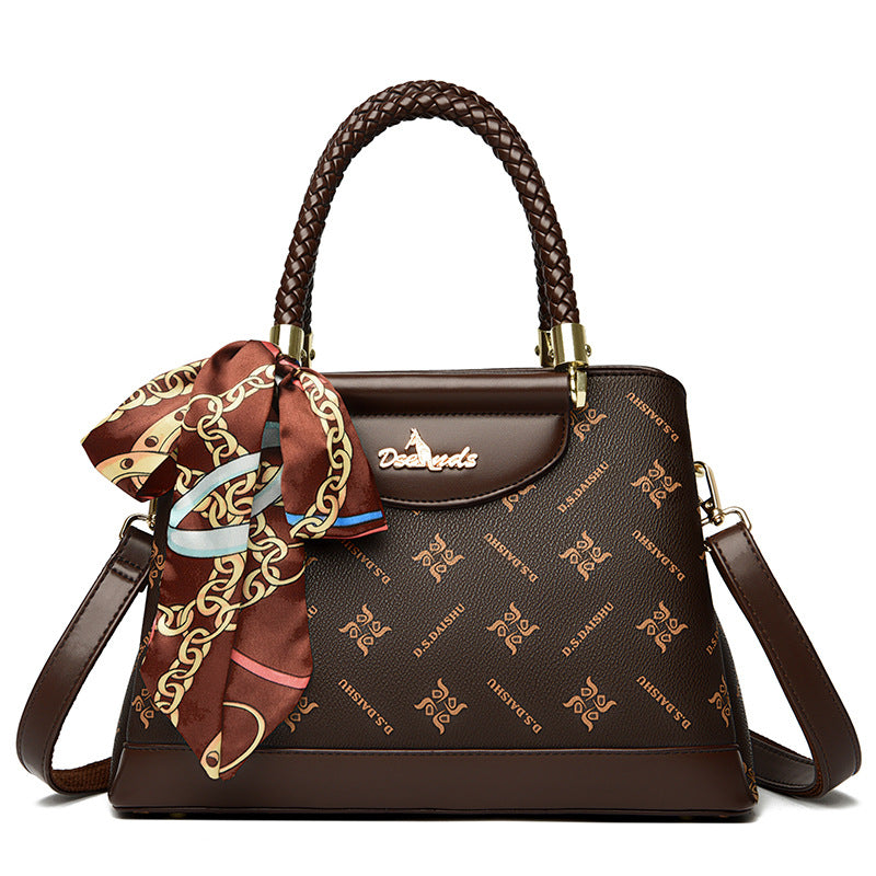 Women's Female Fashionable Mother Soft Leather Wedding Handbags