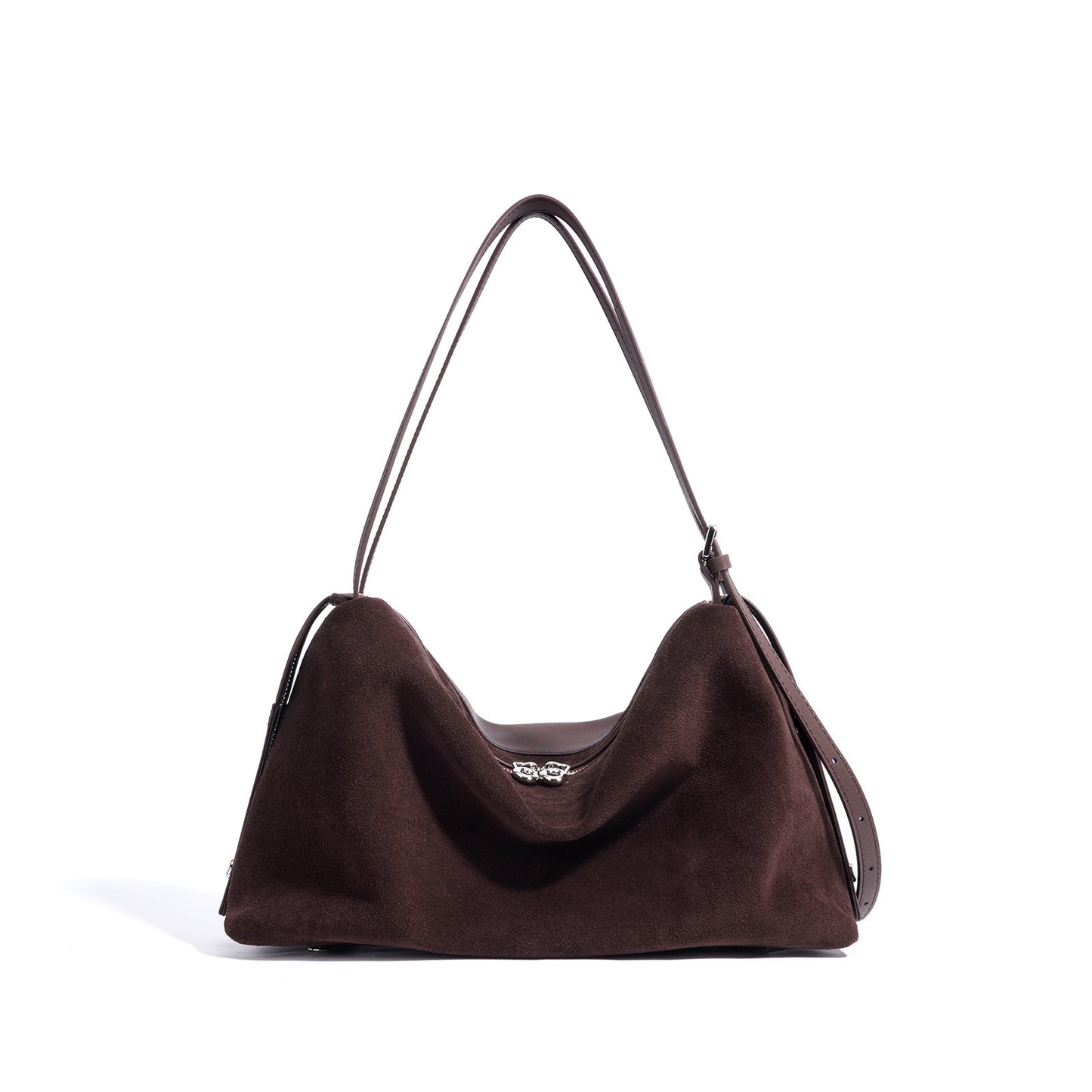 Women's Premium Frosted Pillow Boston Commuter Underarm Shoulder Bags