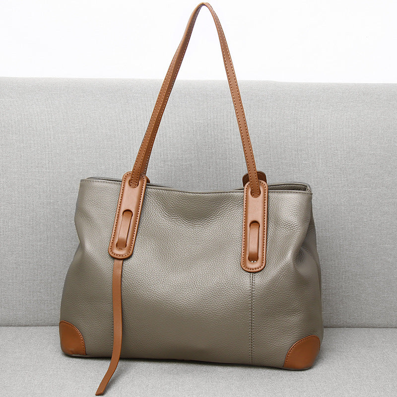 Fashion Large Capacity Totes Commuting Soft Crossbody Bags